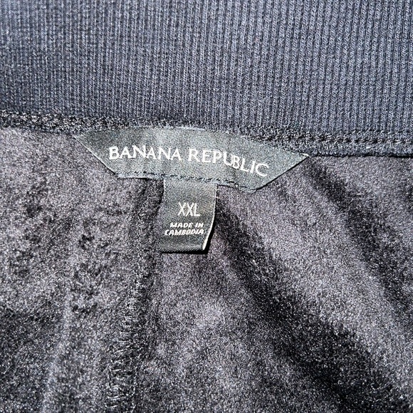 Banana Republic Relax Velvet Black Casual Jogger Size XXL - Picture 6 of 9